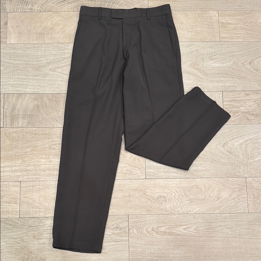 Kenneth Cole Reaction Charcoal Dress Pants Classic Tailored Fit